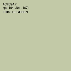 #C2C9A7 - Thistle Green Color Image
